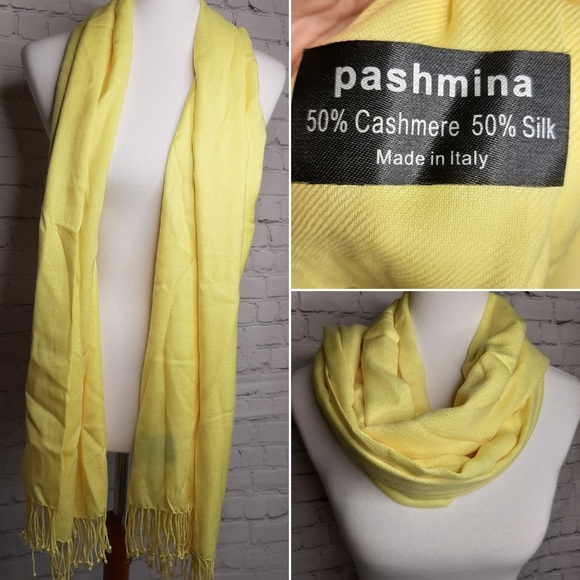 pashmina Accessories - Pashmina cashmere silk scarf made in Italy